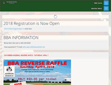 Tablet Screenshot of bbabaseball.com